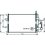 Condensatore per VOLVO V70 dal 2000 al 2004