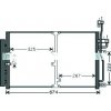 Condensatore per OPEL ANTARA dal 2006 al 2010