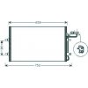 Condensatore per VOLVO V50 dal 2004 al 2007