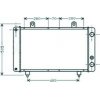 Radiatore acqua per FIAT DUCATO dal 1982 al 1990