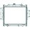Radiatore acqua per TOYOTA LAND CRUISER dal 1996 al 2002
