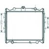 Radiatore acqua per TOYOTA LAND CRUISER dal 1996 al 2002
