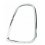 Cornice fanale posteriore cromata per MINI MINI dal 2006 al 2010 lato destro passeggero