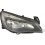 Proiettore nero per OPEL ASTRA J dal 2009 al 2012 lato destro passeggero