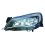 Proiettore cromato DRL led per OPEL ASTRA J dal 2009 al 2012 lato sinistro guidatore