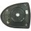 Piastra specchio retrovisore termica per KIA SPORTAGE dal 2010 al 2015 lato destro passeggero
