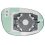 Piastra specchio retrovisore termica per FIAT CROMA dal 2005 al 2007 lato destro passeggero
