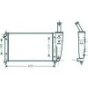 Radiatore acqua per FIAT PUNTO dal 1999 al 2003