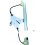 Meccanismo alzacristallo posteriore SW per PEUGEOT 207 dal 2009 al 2012 lato sinistro guidatore