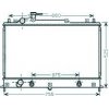 Radiatore acqua per MAZDA CX-7 dal 2007 al 2009