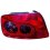 Fanale posteriore berlina 05-04-08-08 per PEUGEOT 407 dal 2004 al 2010 lato sinistro guidatore