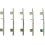 Kit fregi anteriori 09-91-11-93 per FIAT CROMA dal 1986 al 1996