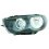 Proiettore per VOLKSWAGEN SCIROCCO dal 2008 al 2014 lato sinistro guidatore