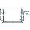 Condensatore per VOLVO XC90 dal 2006 al 2014
