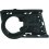 Griglia laterale paraurto con foro fendinebbia per VOLKSWAGEN TIGUAN dal 2007 al 2011 lato destro passeggero