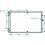 Radiatore acqua per VOLKSWAGEN TRANSPORTER T4 dal 1996 al 2003
