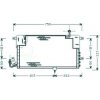 Condensatore per VOLKSWAGEN PASSAT dal 1988 al 1993