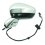 Retrovisore elettrico cromato abbattibile base cromata per CITROEN C3 dal 2009 al 2013 lato sinistro guidatore