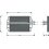Scambiatore di calore per FORD COURIER dal 1996 al 1999