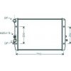 Radiatore acqua per SEAT LEON dal 1999 al 2005