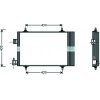 Condensatore per PEUGEOT PARTNER/RANCH dal 2003 al 2008