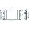 Radiatore acqua per RENAULT MASTER dal 2003 al 2010