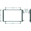 Condensatore per PEUGEOT 206 dal 2009 al 2013