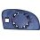 Piastra specchio retrovisore termica per HYUNDAI GETZ dal 2002 al 2005 lato sinistro guidatore