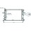 Radiatore acqua per OPEL ZAFIRA dal 2005 al 2008