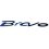 Sigla posteriore blu per FIAT BRAVO dal 2007 al 2014
