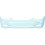 Paraurto anteriore verniciabile con fori lavafari mod. classic per MERCEDES-BENZ C W203 dal 2000 al 2004