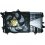 Modulo termico 1.3 MJ Rad. 51734092 Cond. 46820833 Vent. 51708004 per LANCIA MUSA dal 2004 al 2007
