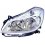 Proiettore cromato per RENAULT CLIO dal 2005 al 2009 lato sinistro guidatore