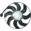Elettroventola diametro 393 per VOLKSWAGEN FOX dal 2004 al 2011