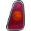 Fanale posteriore rosso 09-01-07-04 per MINI MINI dal 2001 al 2006 lato destro passeggero