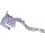Cerniera cofano per HYUNDAI i10 dal 2010 al 2013 lato sinistro guidatore