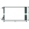 Condensatore per OPEL INSIGNIA dal 2008 al 2013