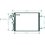 Condensatore per NISSAN MICRA K12 dal 2005 al 2010