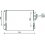 Condensatore per KIA SPORTAGE dal 2008 al 2010