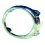 Cornice fendinebbia cromata per MERCEDES-BENZ A W176 dal 2012 al 2015 lato sinistro guidatore