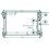 Radiatore acqua per MERCEDES-BENZ GLK X204 dal 2008 al 2012