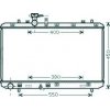 Radiatore acqua per SUZUKI SX4 dal 2006 al 2010