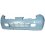 Paraurto anteriore verniciabile con fori fendinebbia per NISSAN MICRA K12 dal 2003 al 2005