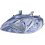 Proiettore per HONDA CIVIC dal 1999 al 2001 lato sinistro guidatore