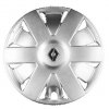 Coppa ruota diametro 14 logo cromato per RENAULT KANGOO dal 2003 al 2007