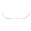 Cornice griglia centr paraurto cromata per OPEL ASTRA J dal 2012 al 2015