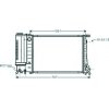 Radiatore acqua per BMW 5 E34 dal 1988 al 1995