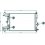 Radiatore acqua per OPEL ASTRA J GTC dal 2011 al 2016