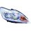 Proiettore cromato per FORD FOCUS dal 2008 al 2011 lato destro passeggero
