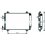 Condensatore per CITROEN C5 dal 2004 al 2008